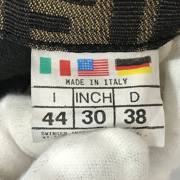 Fendi Vintage 80s Jacquard Skirt Zucca FF Monogram Print - Picture 3 of 4